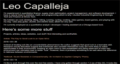 Desktop Screenshot of leandrocapalleja.com