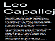 Tablet Screenshot of leandrocapalleja.com